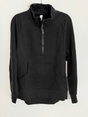 Lululemon Scuba Oversized Funnel Neck Half Zip Pullover Black M/L